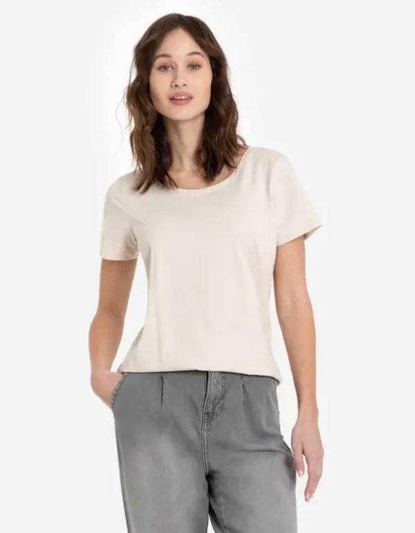 T-Shirt - Stretchanteil - weiß