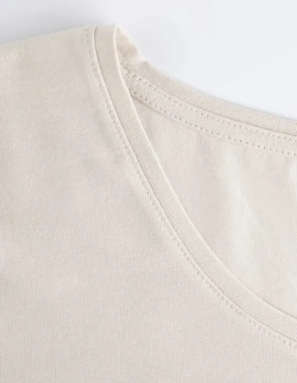 T-Shirt - Stretchanteil - weiß