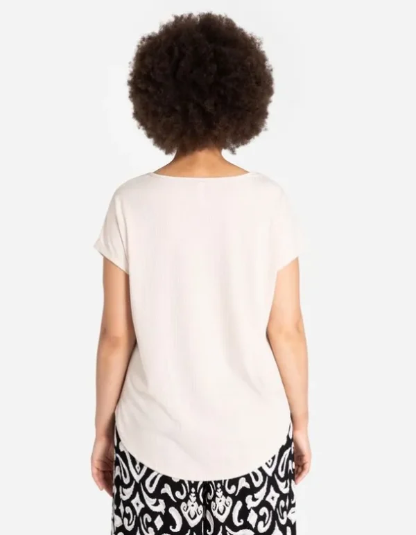 T-Shirt - Überschnittene Ärmel