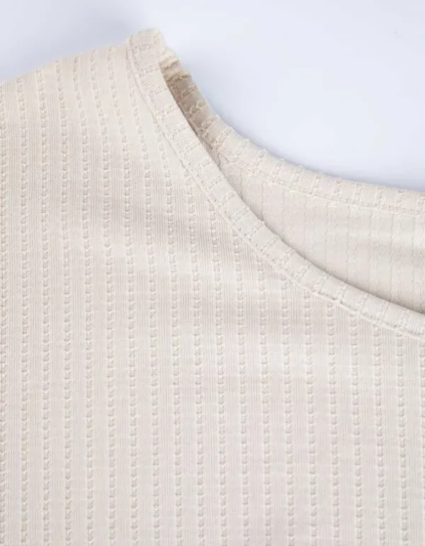 T-Shirt - Überschnittene Ärmel