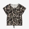 T-Shirt - Viskose-Mix - beige