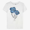 T-Shirt - Zierperlen - weiß