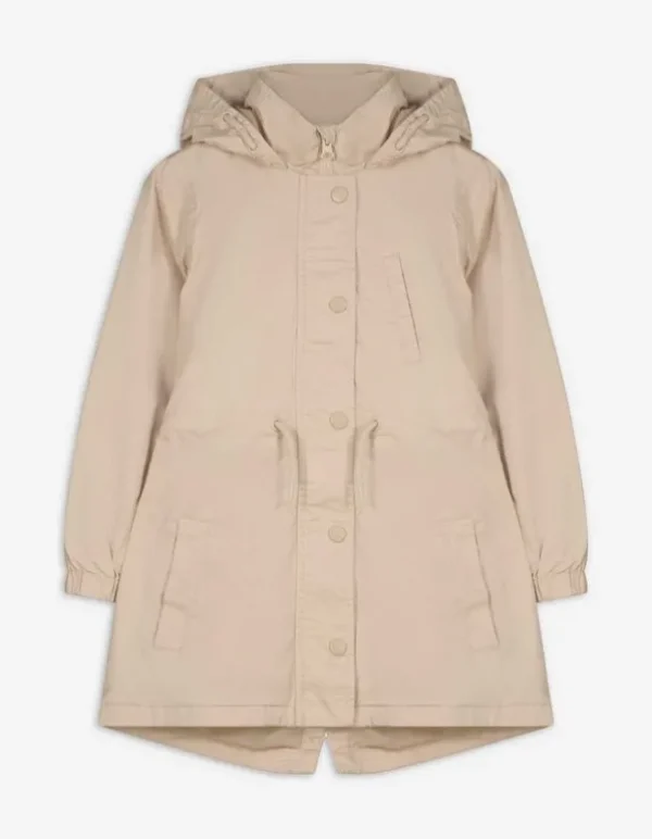 Verdeckter Reißverschluss - beige