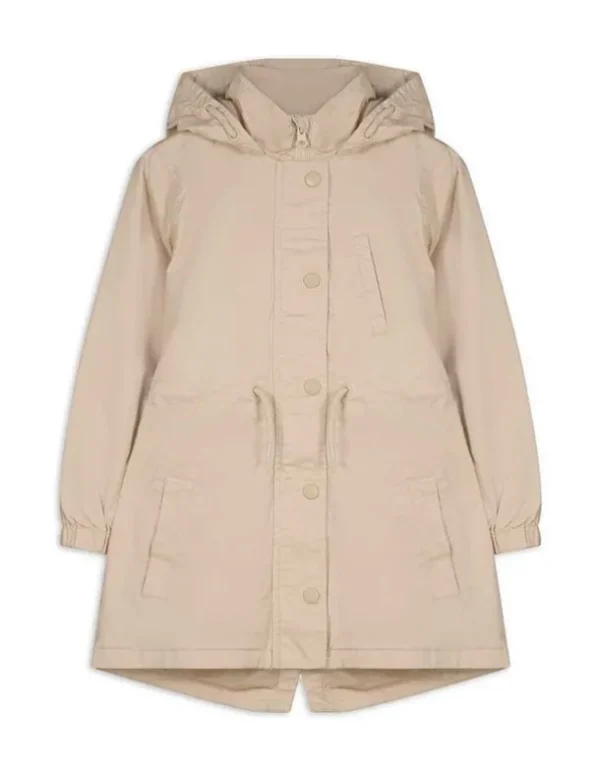 Verdeckter Reißverschluss - beige