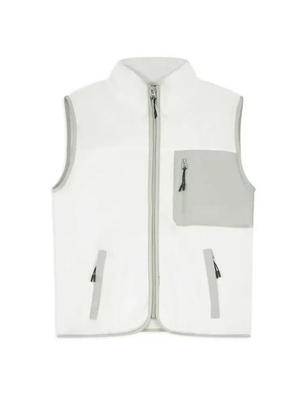Weste - Fleece - weiß